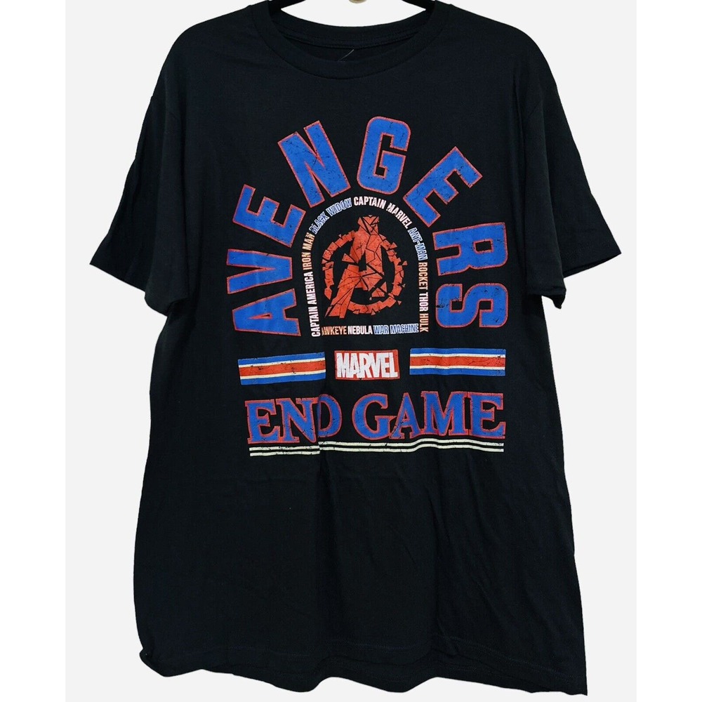 Marvel shirt NEW Avengers Endgame Tour Size large Ironman Thor Captain America